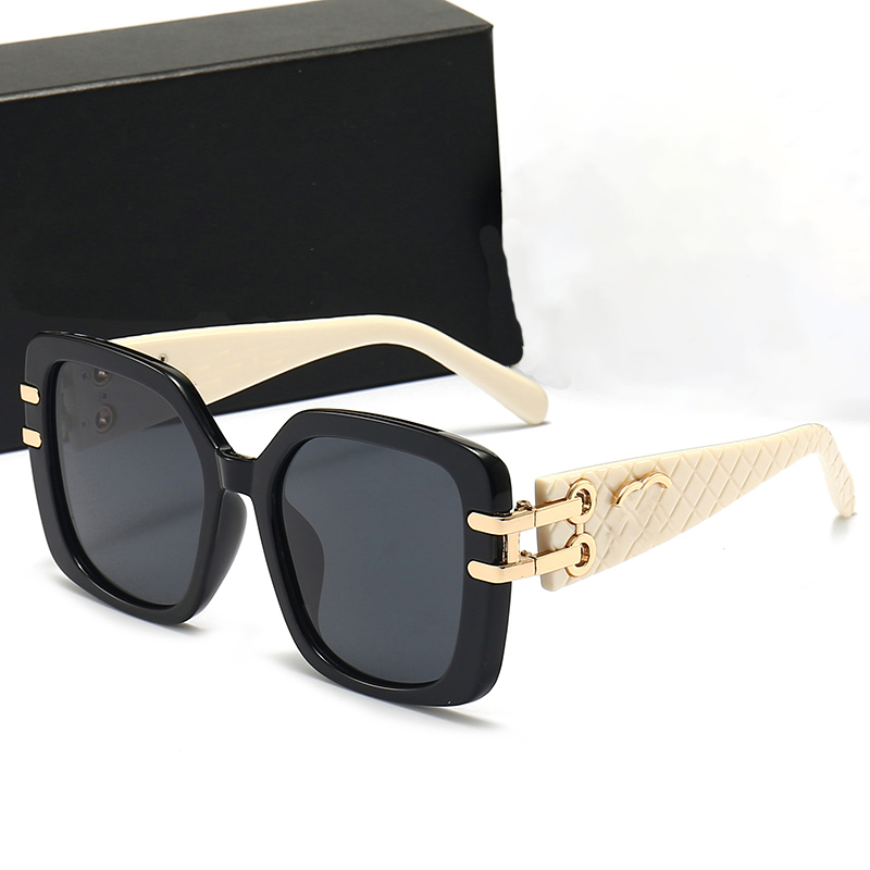 Designer sunglasses fashion polarized sunglasses personality UV resistant men women Goggle Retro square sun glass Casual eyeglasses with box good