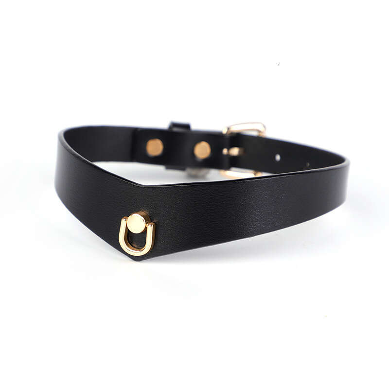 High end genuine leather SM props, sex collars, traction, sex training, female slave neck covers, alternative choker, adult products