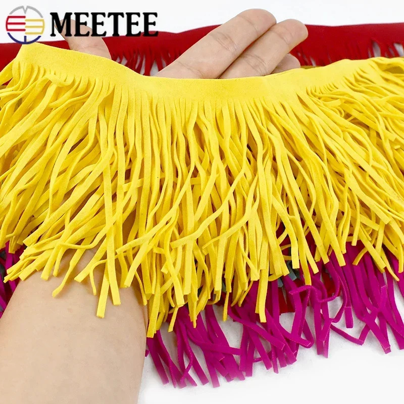2 meters 10-30cm suede fringe edge used for clothing decoration lace decoration edge bags fabric curtain decoration sewing accessories 241008
