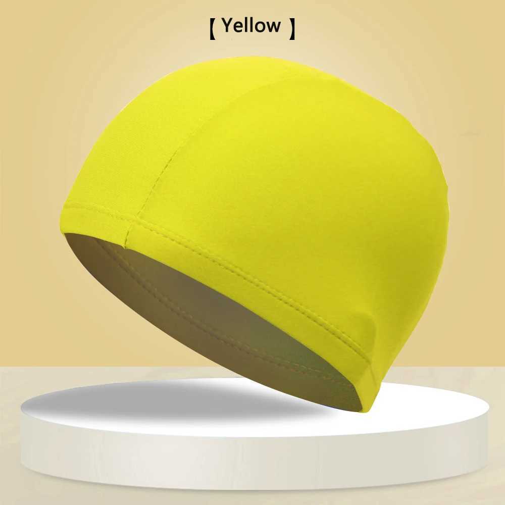 2024 Fashion Swimming Hat High Elasticity Adult Universal Solid Color Flower Independent Packaging Cardboard Swimming Accessories CL241009