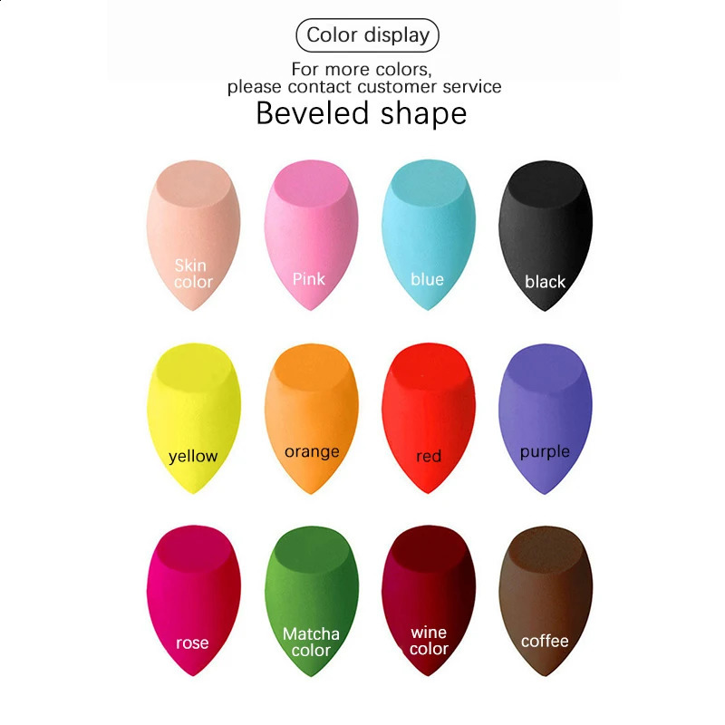 2/4 Makeup Sponge Blender Beauty Egg Makeup Puff Soft Base Sponge Powder Puff Womens Makeup Accessories Beauty Tools 241008