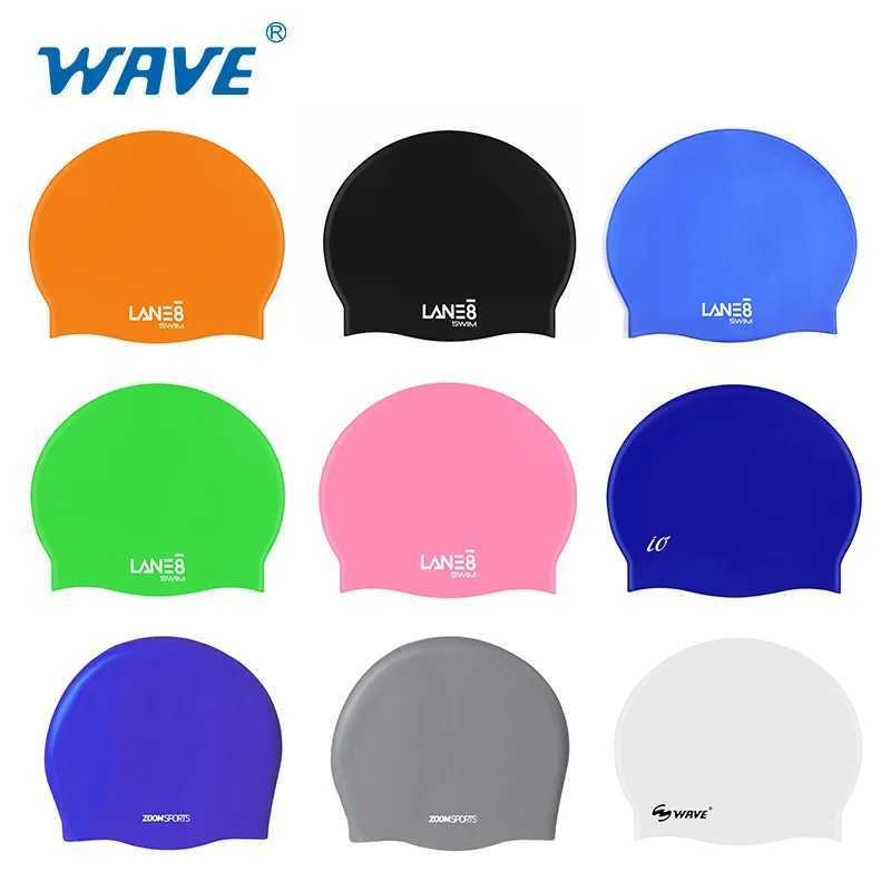 Swimming Pool Beach Swimming Adult Silicone Swimming Cap Mens and Womens Waterproof Solid Color Multi Color Swimming Cap CL241009