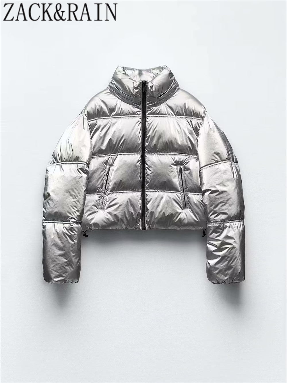 ZACK RAIN Women 2023 Autumn Fashion Ladies Casual Five-Color Optional Zipper Long Sleeves Cotton Jacket For Woemen