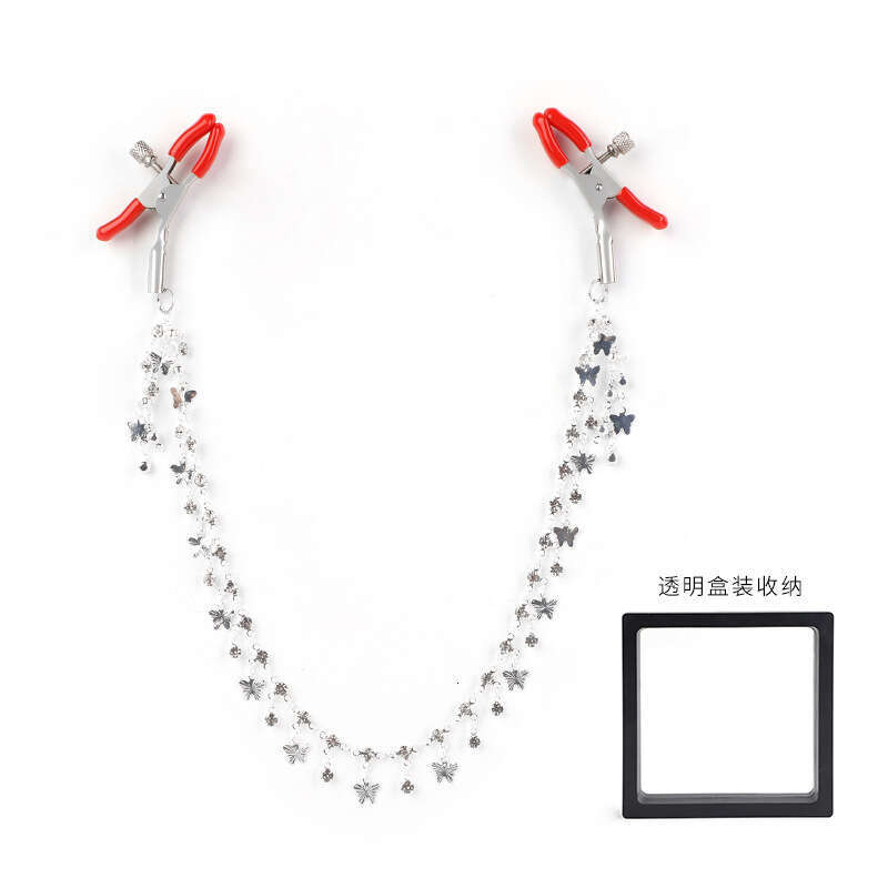High end SM props, erotic breast clips, butterfly diamond chains, SM sex toys, alternative adult sex toys