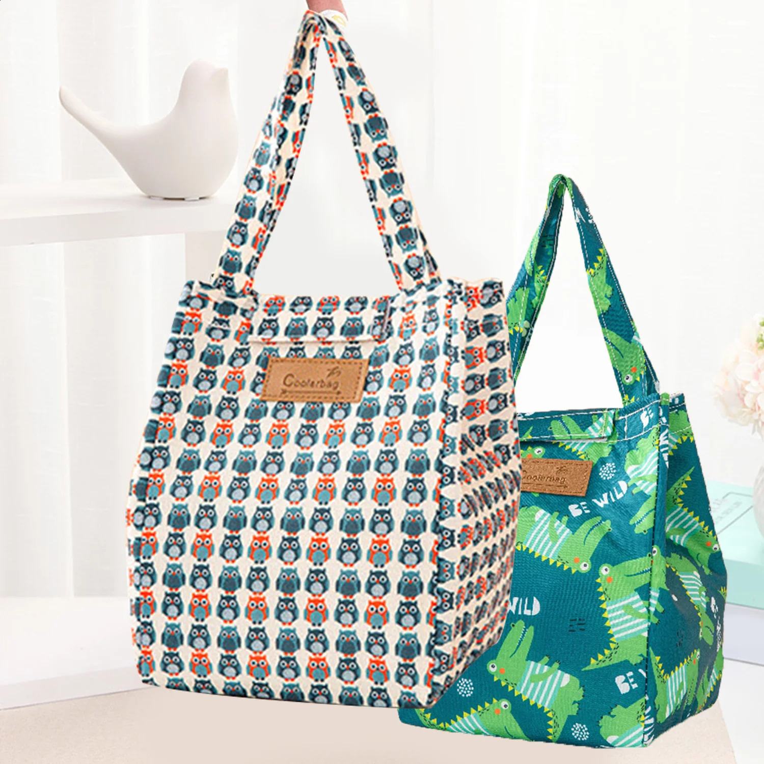 1 PC Portable Insulated Thermal Cooler Bag Lunch Foods Drink Storage Picnic Camping Bags Outdoor Box Beach 240925