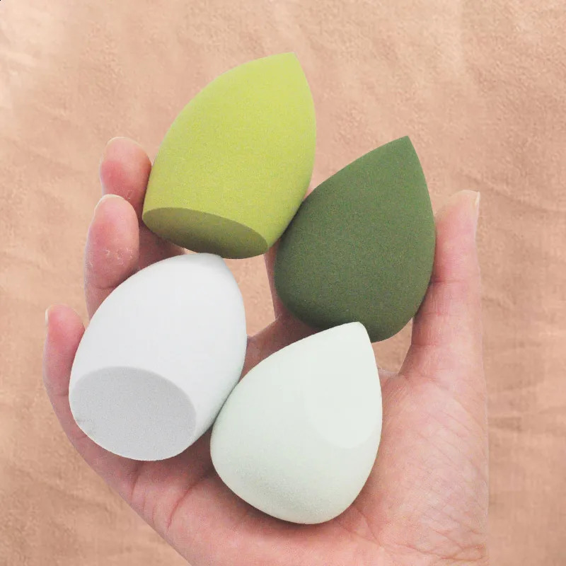 4 pieces/bag fashionable cosmetics mixer cosmetics puff cosmetics sponge foundation make-up powder sponge cosmetics tools accessories 241008