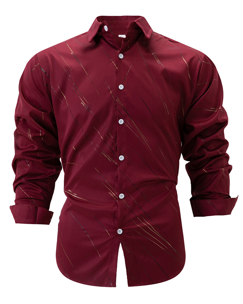 Mens Print Breathable Casual Blouse T-shirts Long Sleeve Tops 2024 Spring Summer Fashion High Quality Cotton T-Shirt Streetwear Hip Hop Style Hawaiian
