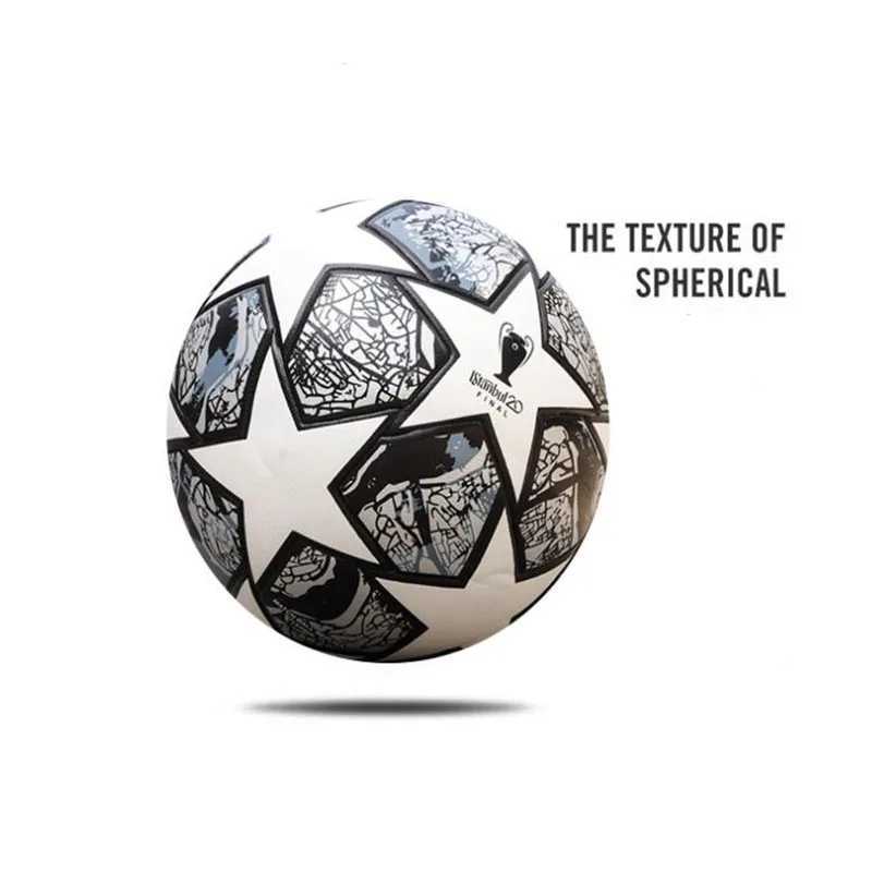 1 piece size 5 football durable PU material football set used for matches and training (with inflator)W241008
