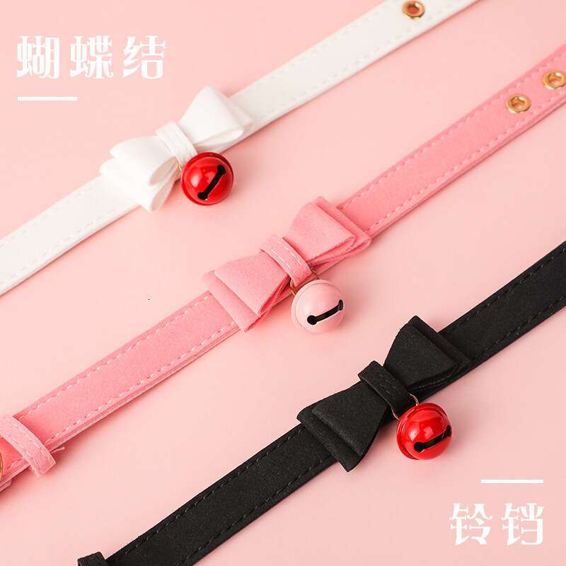 SM Prop Sweet Girl Versatile Bow Bell Sex Collar Teasing Flirting Alternative Chocker Adult Products