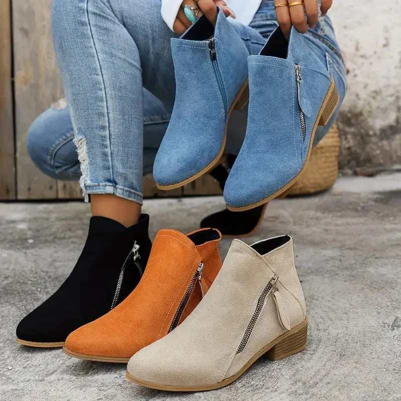 Womens Boots Autumn Platform Sexy High Heels Womens Winter Fashion Lightweight Comfortable Boots Womens Botas De Mujer 241007