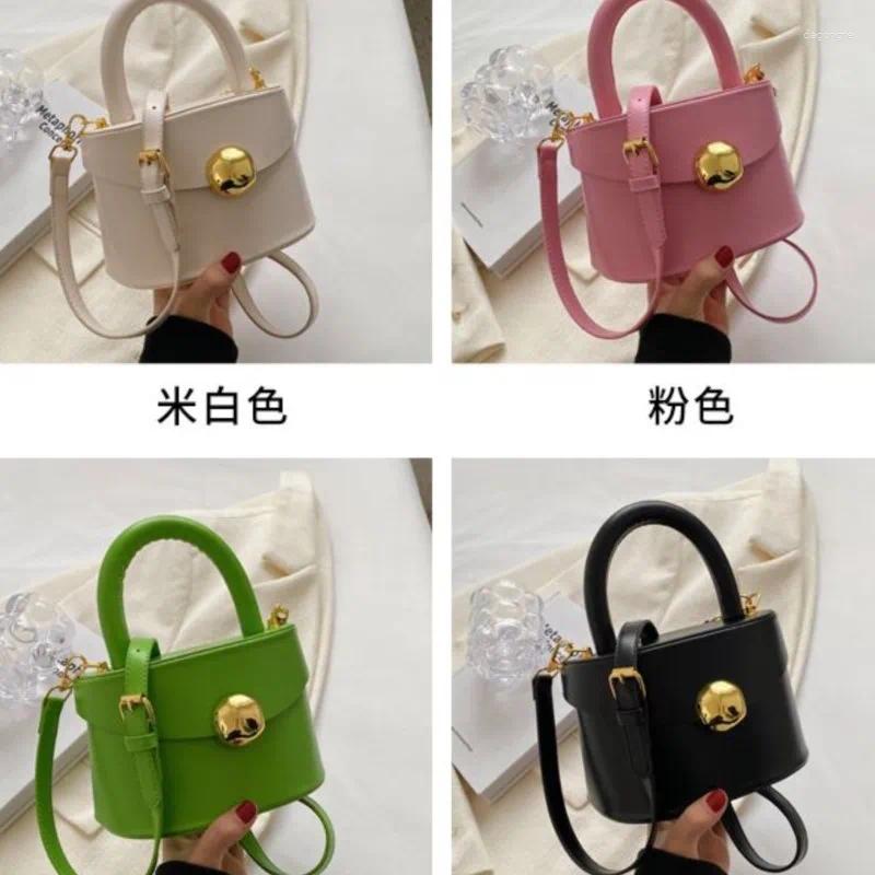 Shoulder Bags JIAERDI Vintage Black Messenger Bag Women Retro Leather Handle Bucket Purse Ladies Fashion Versatile Crossbody Bolsos 3234