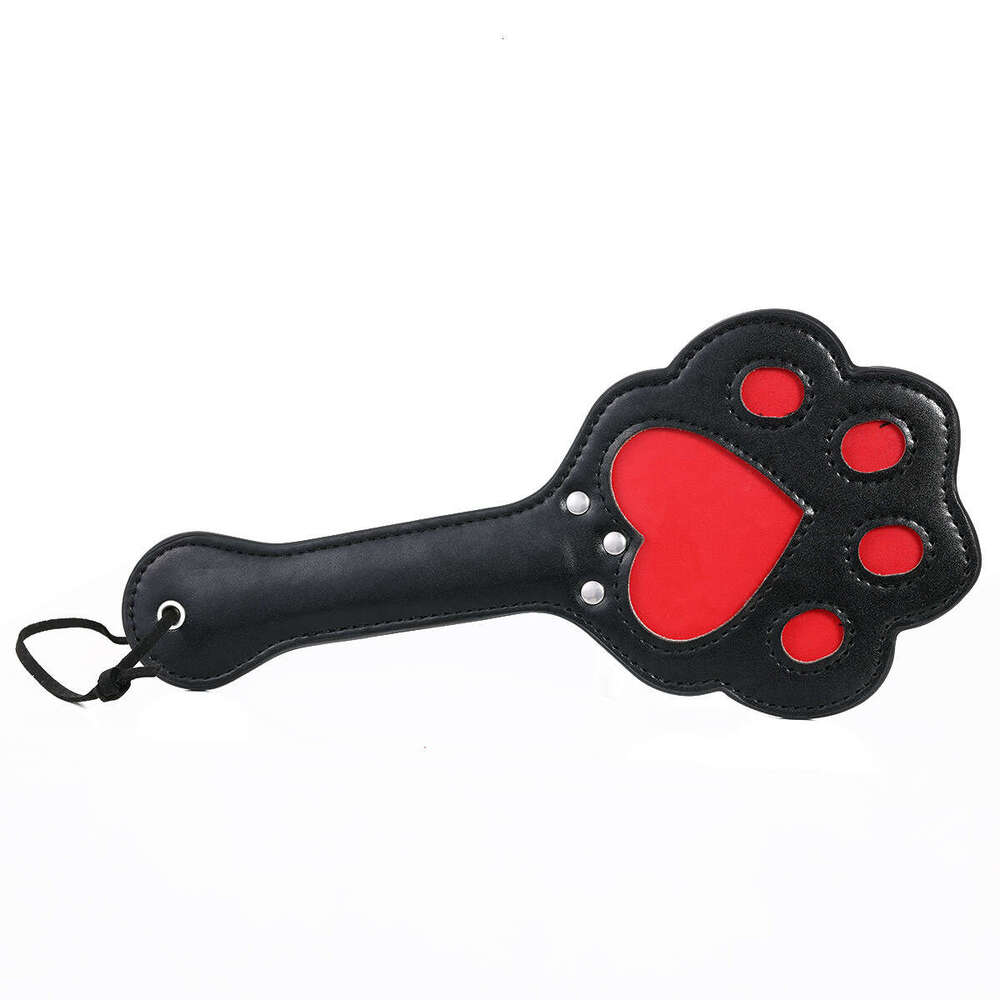 Fun leather swatter manufacturer SM hand swatter wholesale adult products PU leather swatter cross-border cat paw swatter adult products SP