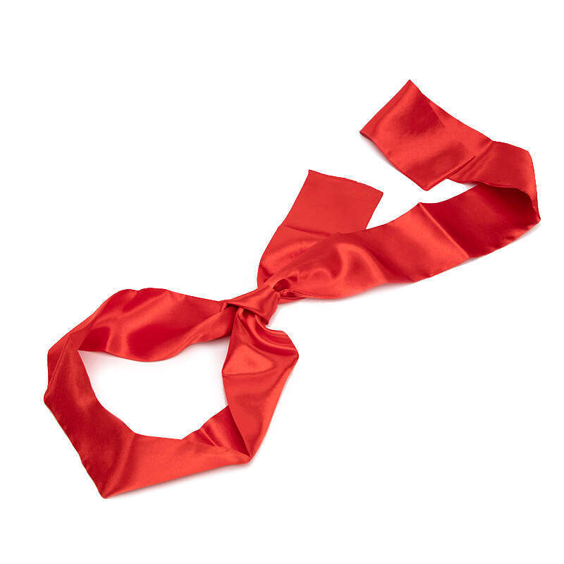 SM prop simulation silk satin erotic eye mask couple flirting binding bondage handcuffs adult products