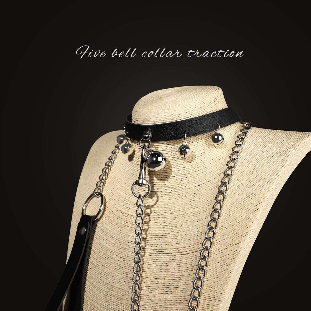 SM Sex Props Training Traction Sex Collar Teasing Sex Bell Collar Female Alternative Adult Sex Products
