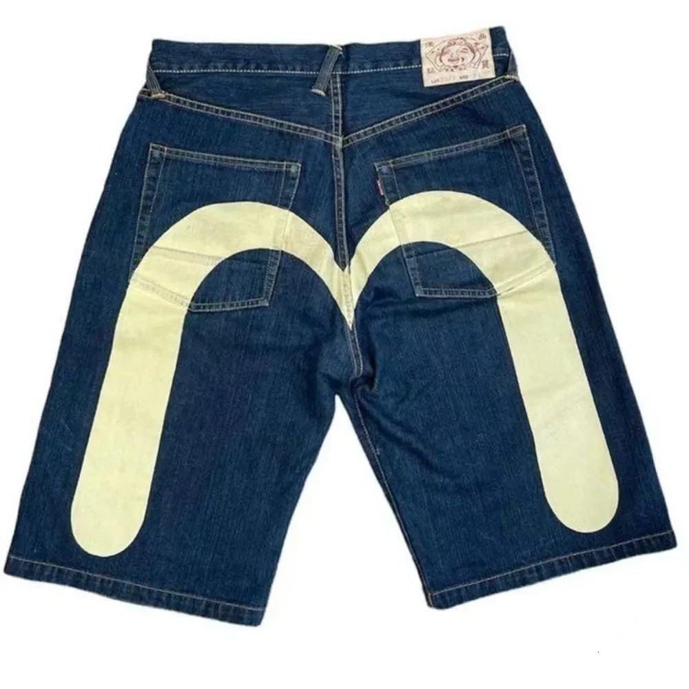 Y2K Retro Shorts Harajuku Hip Hop Printed Bag Cowboy Gym Shorts Summer Mens and Womens Gothic Shorts Street Clothing 241009