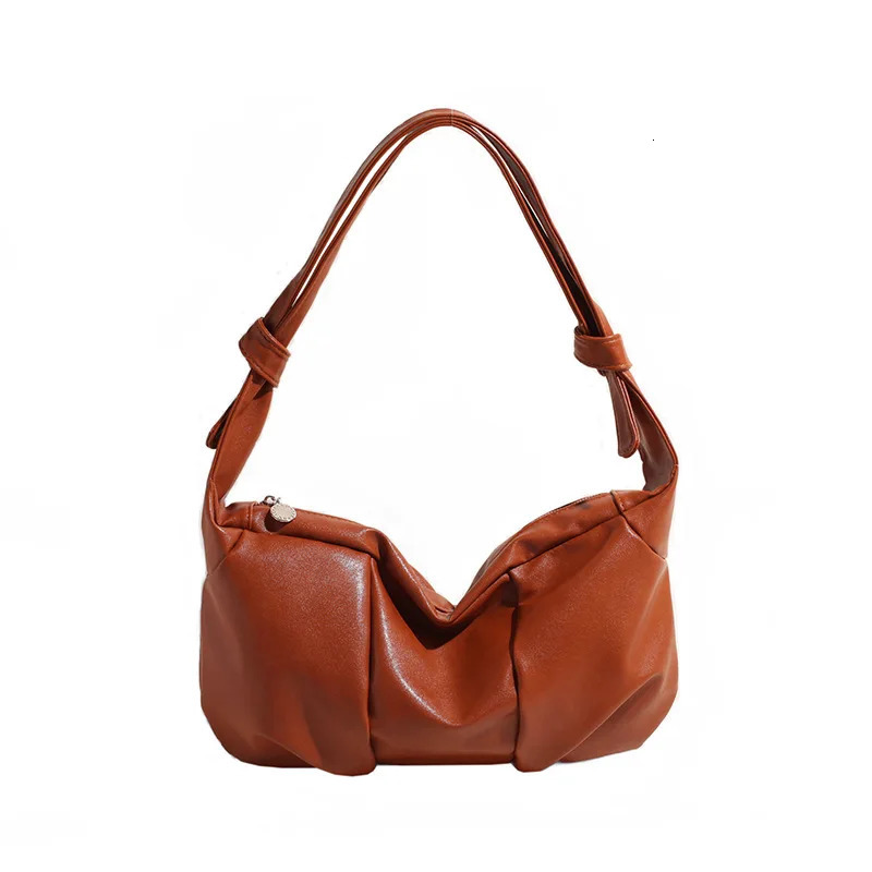 Large capacity messenger bag womens autumn item retro simple shoulder simple texture garbage bag 241008