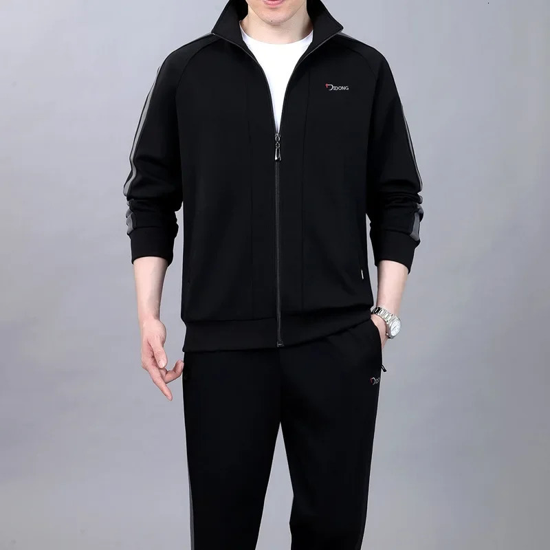 Size Thickened Mens Warm Thick Hoodie 2PC Zipper Sportswear Gym Hombre Track and Field Wear Jogger Womens 241007