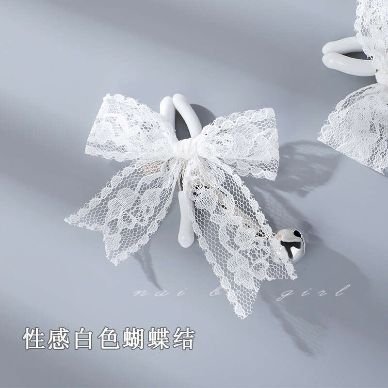 Adult products SM props lace bow sex nipple clip teasing flirting bell clitoral clip masturbation toy