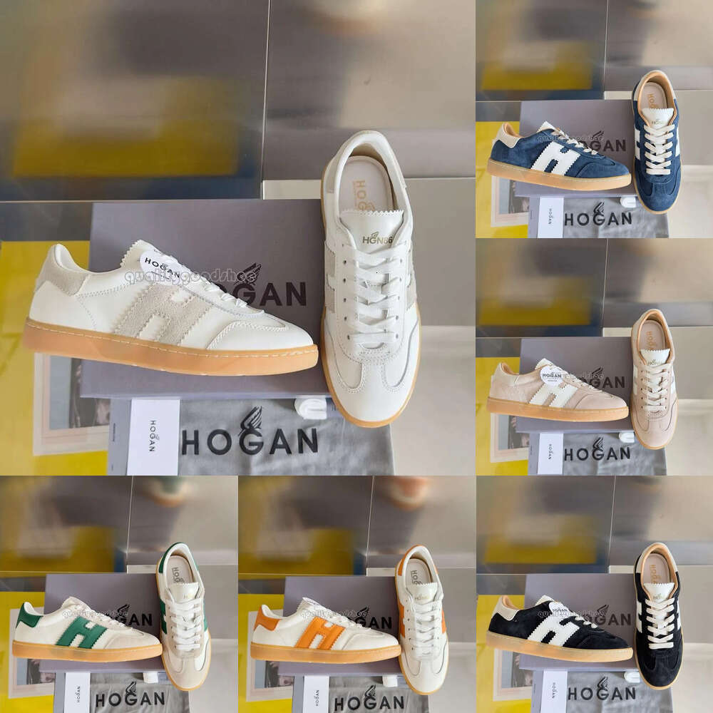 With Box Designer Shoes Italy TOP Esigner H 327 Casual Shoes H61 H630 Shoe Womens For Man Summer Fashion Smooth Calfskin Ed Suede High Quality HoganSneakers tn