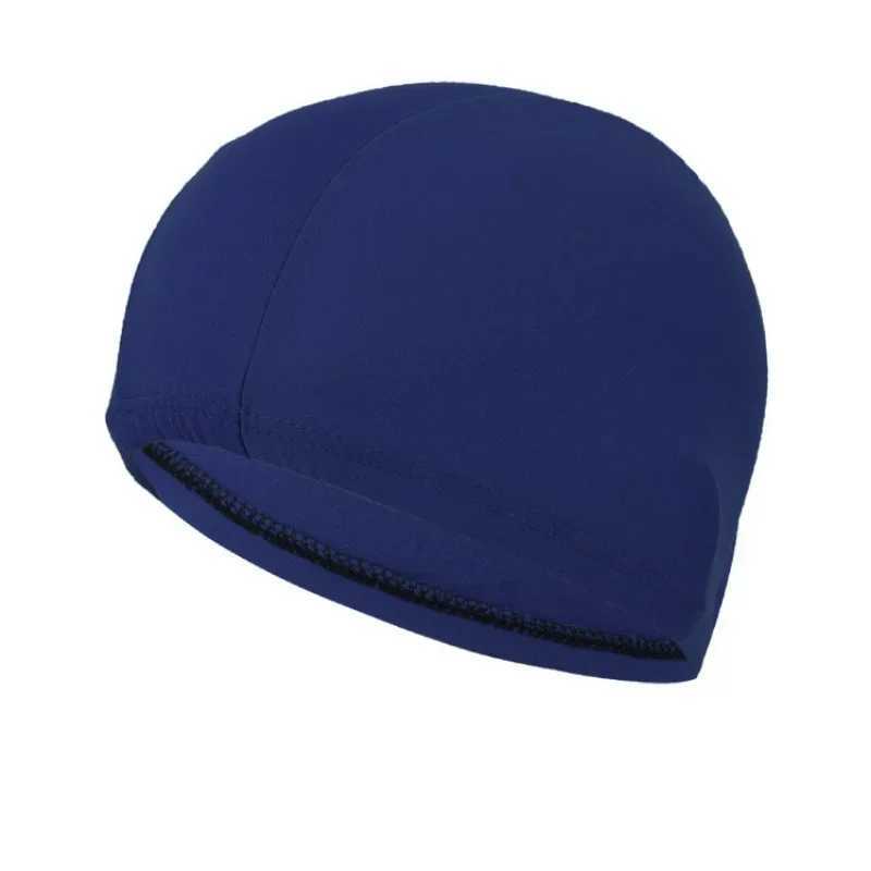 1 piece of high elasticity single thread polyamide swimming cap mens and womens uncut breathable swimming cap adult cloth cap hot spring CL241009