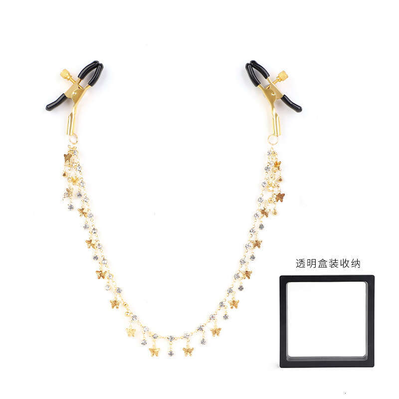 High end SM props, erotic breast clips, butterfly diamond chains, SM sex toys, alternative adult sex toys