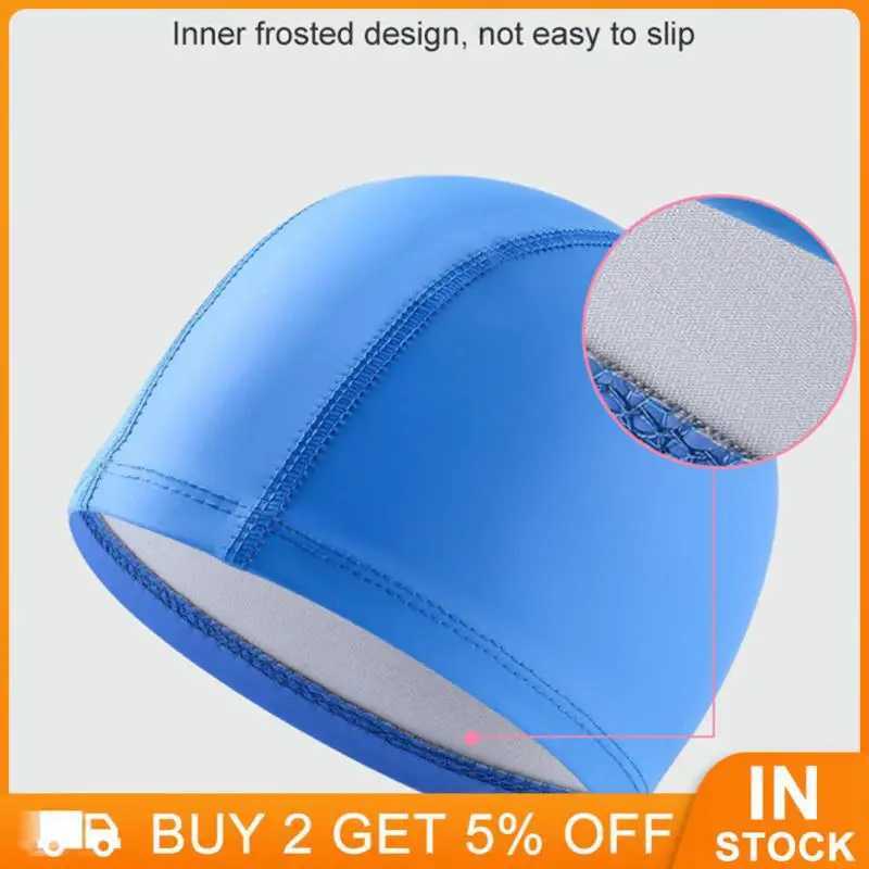 Free size swimming cap childrens ear care elastic practical cap waterproof and breathable sports cap CL241009