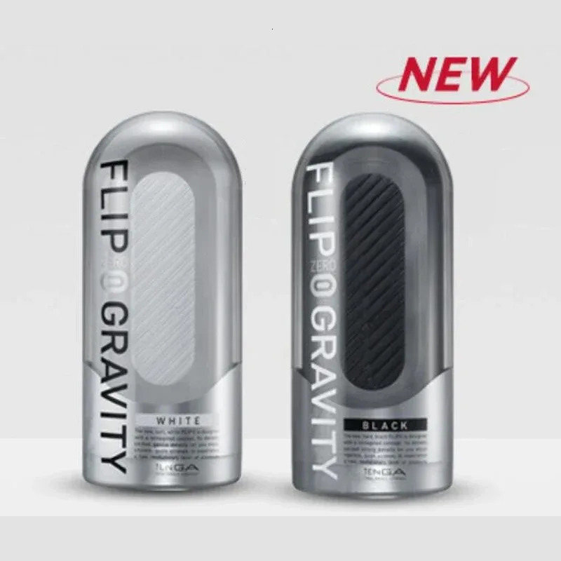 Flip Zero Gravity Japanese Male Masturbation Cup 3D Artificial Vagina Real Sucking Cat Soft Silicone Adult Sex Toy 240914