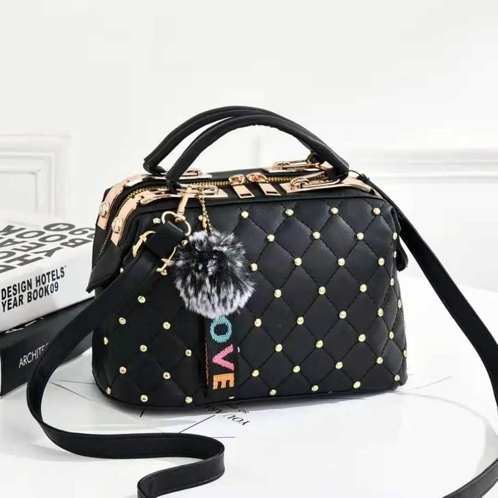 New Shoulder Diagonal Bag Korean Edition Fashion Leisure Womens Small Square Cross Body Bag Jinli 25X13X16cm Z241009