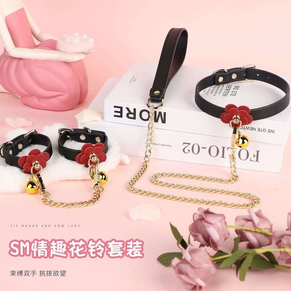Sex toys, SM props, flower bells, collars, traction, SM binding, restraint, ringing, handcuffs, alternative adult products