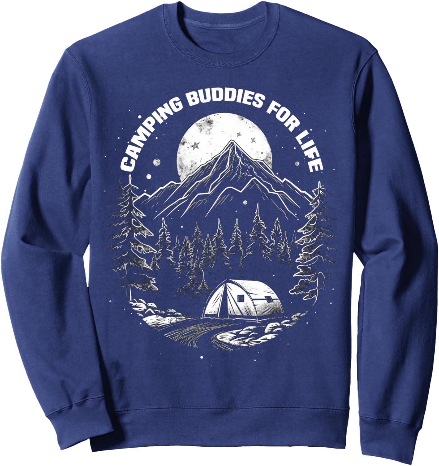Long Sleeve Shirts for Men sweatshirt Camping Mountain Nature Lover Outdoor Hiking Tent Camper Sweatshirt Tee Streetwear Casual tops clothes