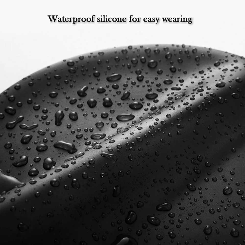 Professional silicone swimming cap suitable for men women hair protection anti slip shower cap high elasticity rubber swimming pool cap durable CL2410