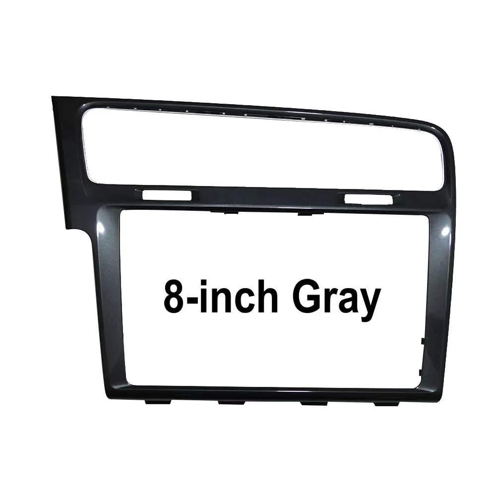 8 inch / 9.2 inch Piano Black MIB Radio Frame Panel Plates Decorative Frame For VW Golf MIB Stereo