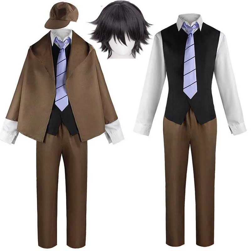 Edogawa Ranpo cosplay costume detective uniform set Rampo Halloween manga exhibition with hat 241007