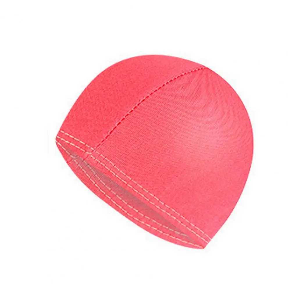 Easy to wear adult swimming cap soft nylon swimming pool cap short hair swimming cap CL241009