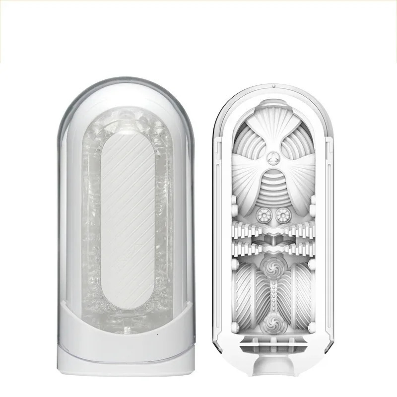 Flip Zero Gravity Japanese Male Masturbation Cup 3D Artificial Vagina Real Sucking Cat Soft Silicone Adult Sex Toy 240914