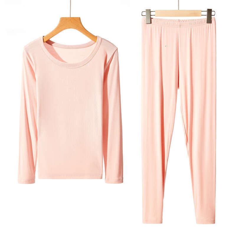 and Warm Underwear Set Beauty Body Tight Winter Top Bottom Shirt Autumn Pants Thin Women's Clothing