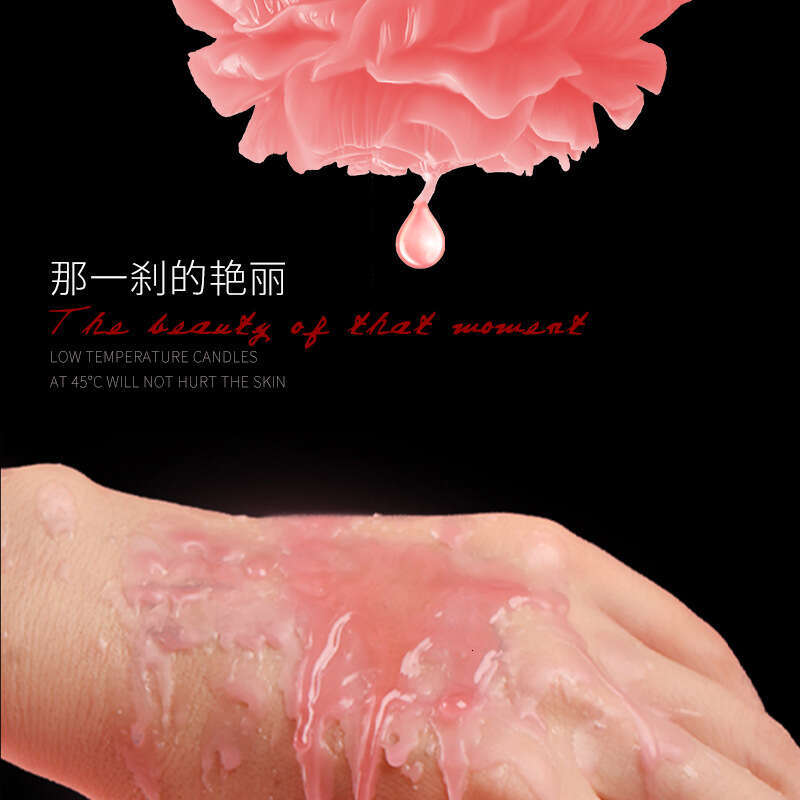 SM Props Peony Flower Fun Low Temperature Candle Sex Game Couple Training Drip Wax SM Sex Supplies Hair Replacement