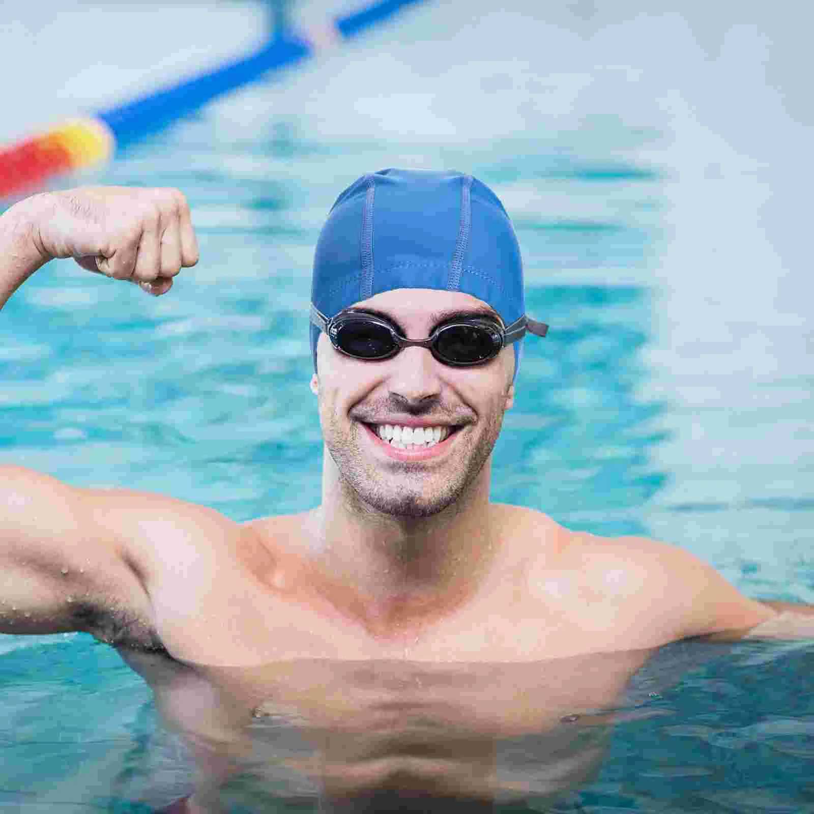 Mens swimming cap professional shower cap adult elastic waterproof portable CL241009