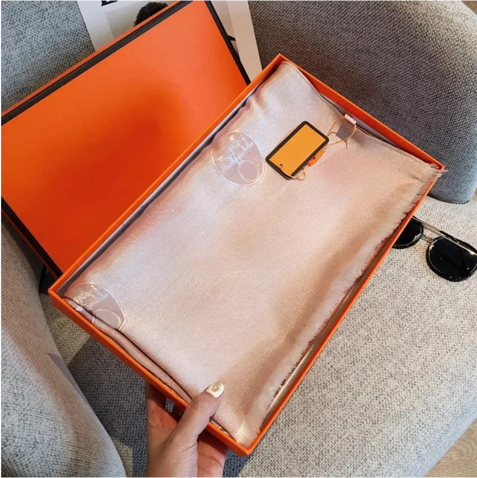 Designer Silk Scarf For Women Autumn Pashmina Luxury Cashmere Scarf Lady 180*60 Fashion Shawl Print Wrap High Quality Scarves