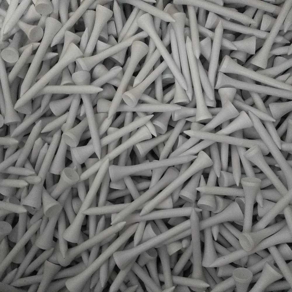 Golf Tees 1000pcs/ lot Great quality bulk 54mm /70mm / 83mm white color wood golf tee S241097