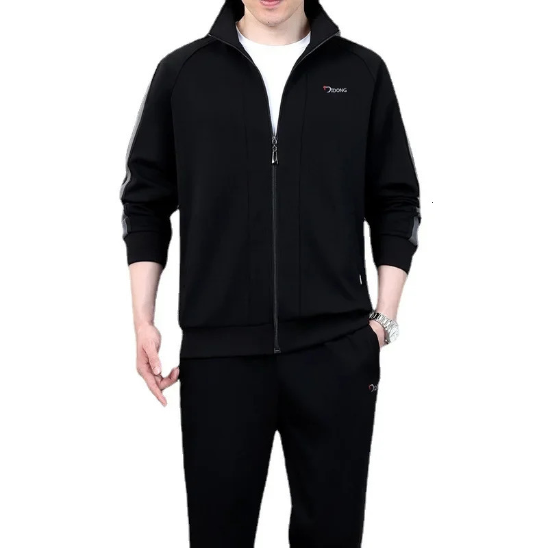 Size Thickened Mens Warm Thick Hoodie 2PC Zipper Sportswear Gym Hombre Track and Field Wear Jogger Womens 241007