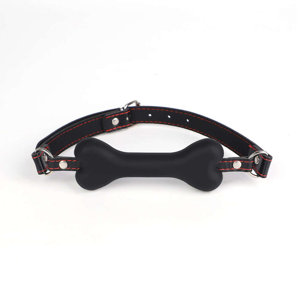 Fun SM prop bone mouth plug humiliation training silicone mouth ball fun breast clip mouth shackle alternative adult products