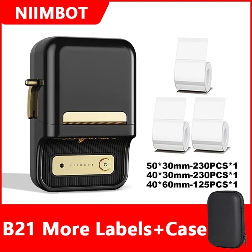 Niimbot B21 Mini Label Portable Printer for Mobile Adhesive Printer Stickers Wireless Bluetooth Label Price Label Manufacturer 240929