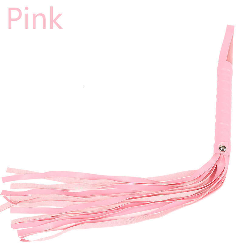 Cross border hot selling SM prop tassel small whip SP punishment training erotic leather whip alternative adult products