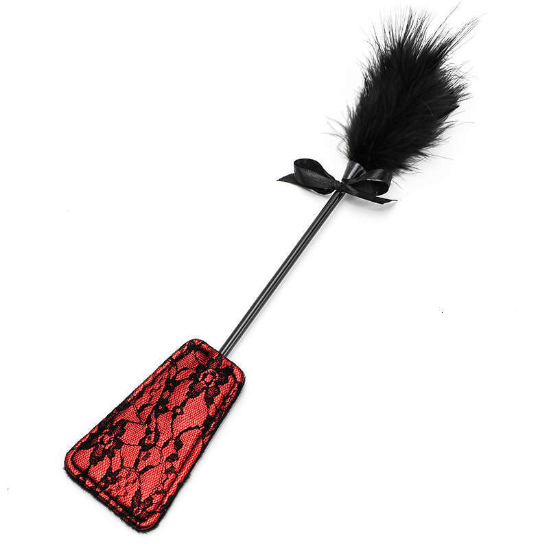 Mild SM prop teasing flirting block lace feather racket punishment tuning love lace erotic racket