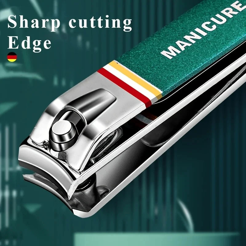 9-19 pieces/set of nail clippers stainless steel nail clipper set manual tool set with folding bag scissors makeup and beauty tools 240927