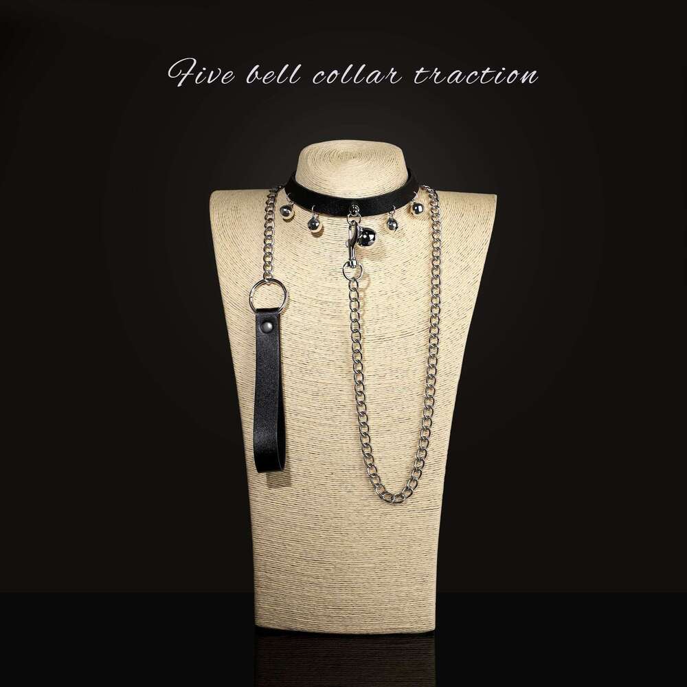 SM Sex Props Training Traction Sex Collar Teasing Sex Bell Collar Female Alternative Adult Sex Products