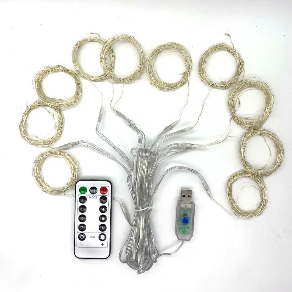 Lights Curtains Garden Merry Home Celebration Christmas Gifts Navidad 2021 New Year Decoration W241008