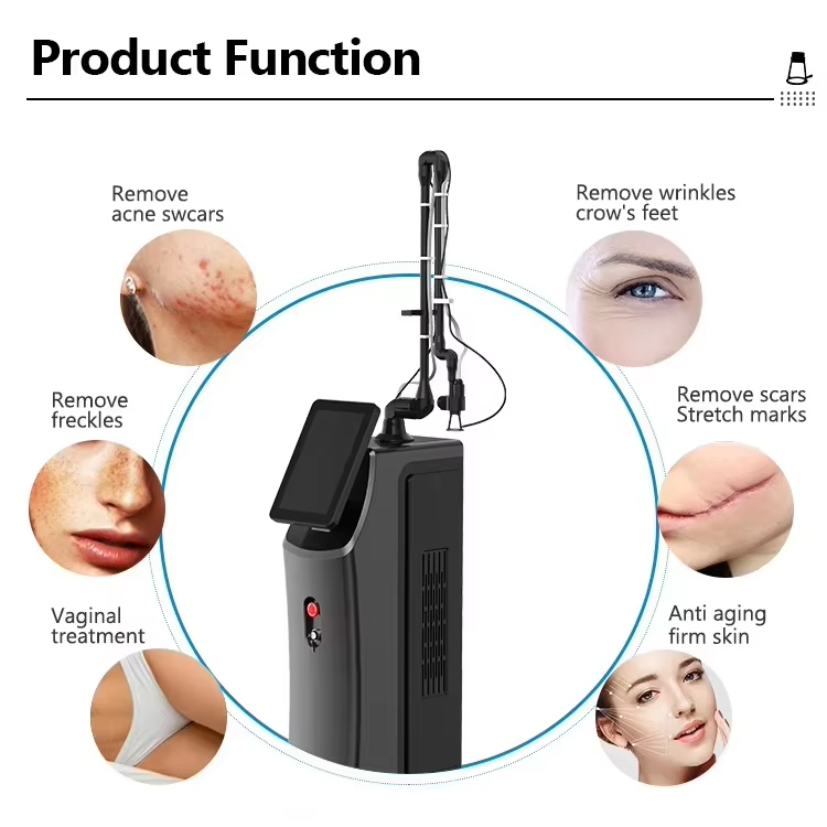 Vertical Upgrade Fractional Co2 Laser 10600 Skin Smoothing Wrinkle Dispelling Dot Matrix Scar Repairing Vaginal Care Anti-Acne Mole Cutting Machine