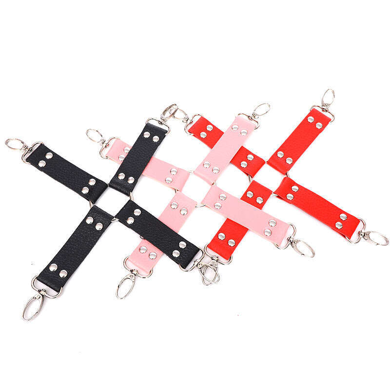 Sexy SM products for women, binding straps, cross shaped buckles, handcuffs, accessories, female slave training, alternative torture tools